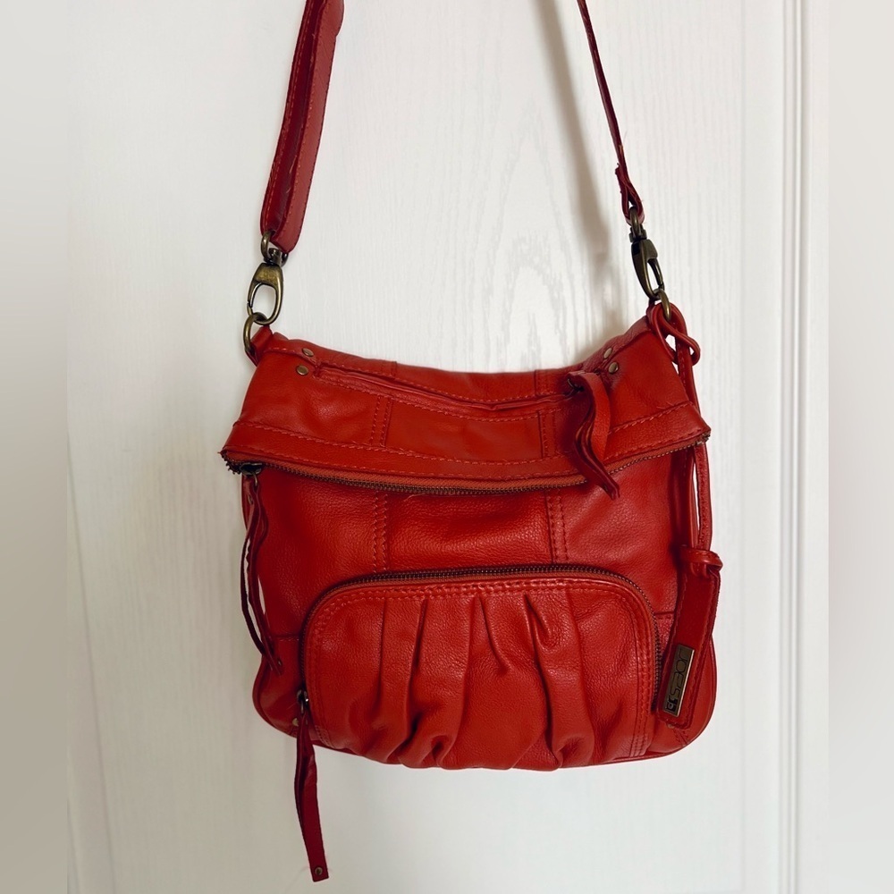 Joe's Jeans Retro Boho Burnt Orange Slouchy Crossbody Bag